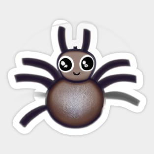 Cute Spider Drawing Sticker